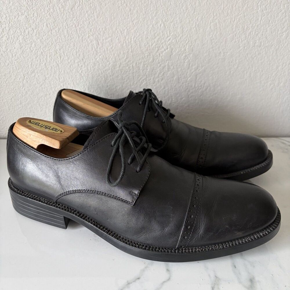 Bally Men’s Cap Toe Oxfords Shoes Mens Size 42 Black